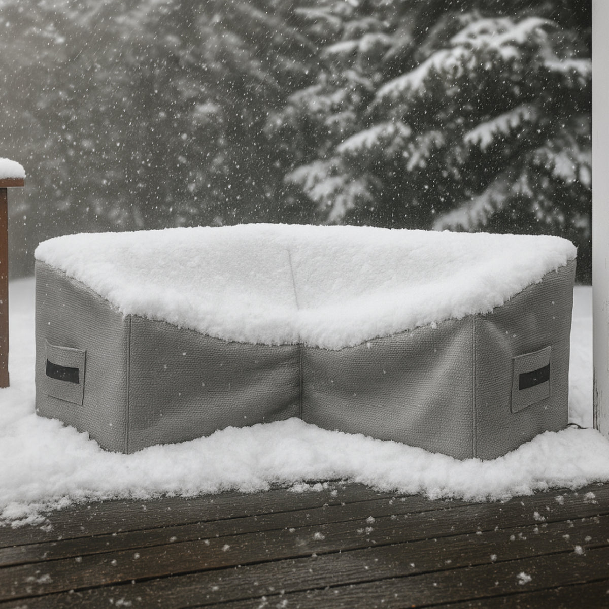 Custom L Shape Curved Couch Covers