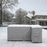 Custom L Shape Outdoor Bar Island Cover - Style 1