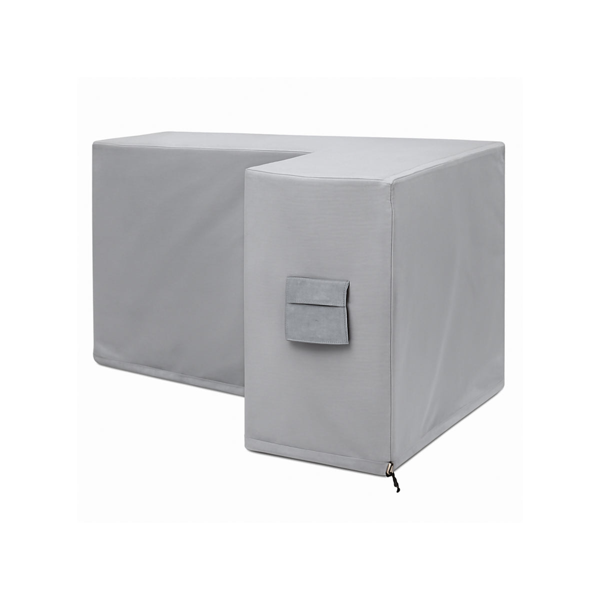 Custom L Shape Outdoor Bar Island Cover - Style 1