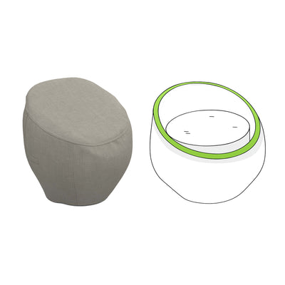 Custom Modern Pod Chair Cover