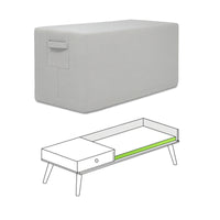 Custom Modern Storage Bench Cover