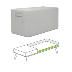 Custom Modern Storage Bench Cover