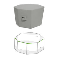 Custom Octagonal Ottoman Cover