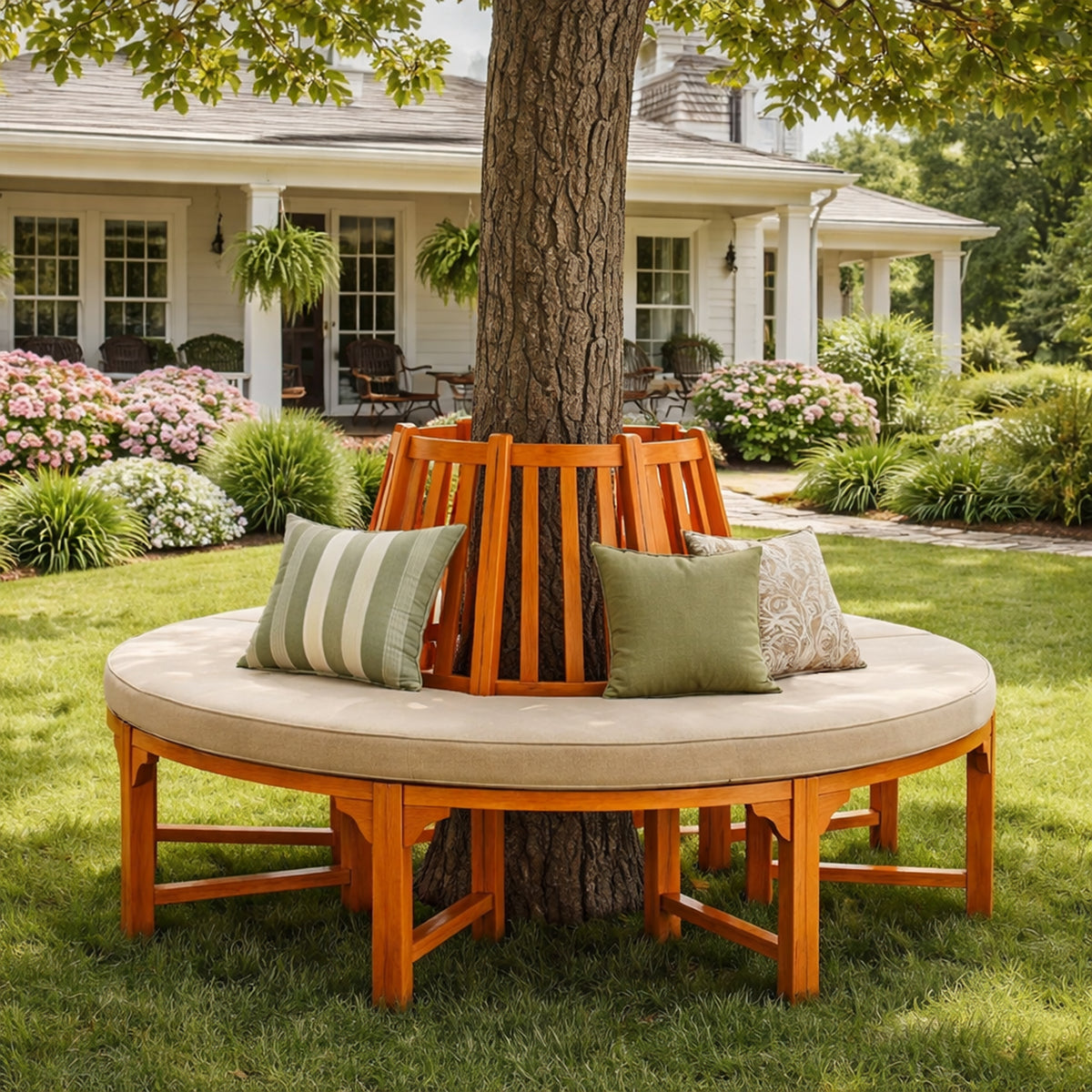 Custom Outdoor Circular Cushion Set - Image 3 | ZIPCushions - view 3