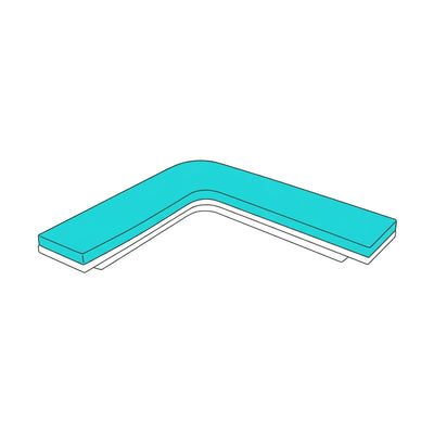 Custom Outdoor Curved L Shape Cushions