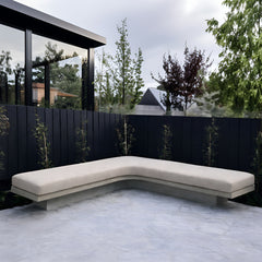 Custom Outdoor Curved L Shape Cushions - featured image