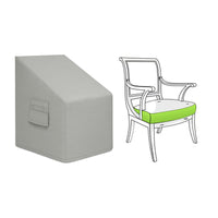 Custom Outdoor Dining Armchair Cover