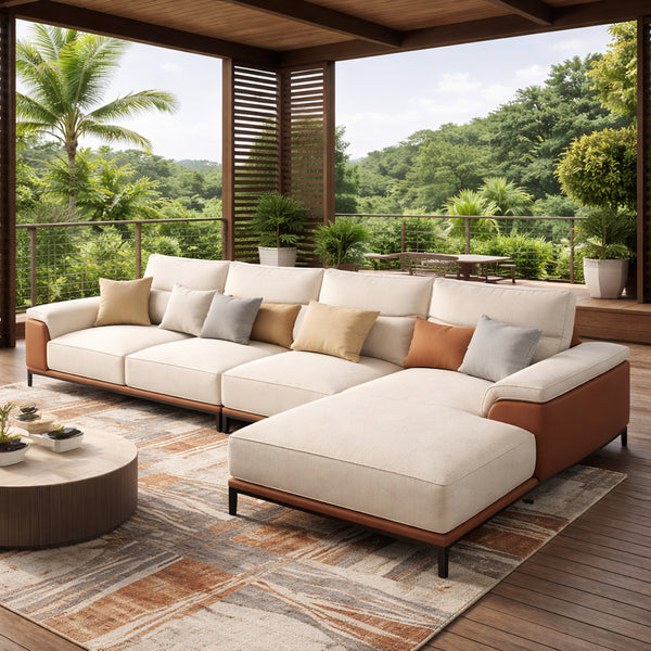 Custom Outdoor L Shape Sectional Cushion – RHS - featured image