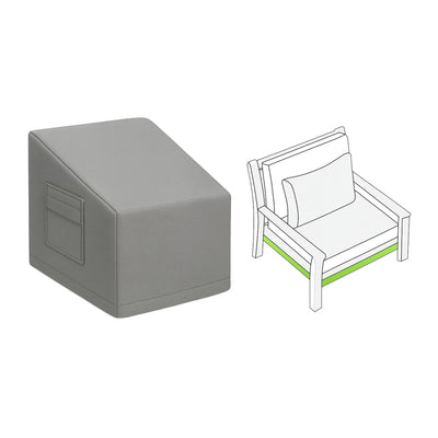 Custom Patio Deep Seating Chair Cover