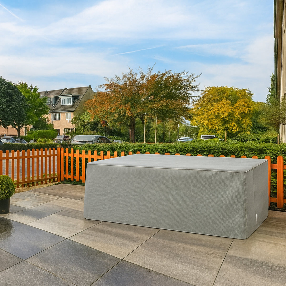 Custom Rectangle Ottoman Cover