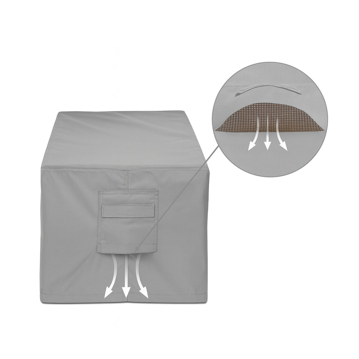 Custom Rectangle Ottoman Cover