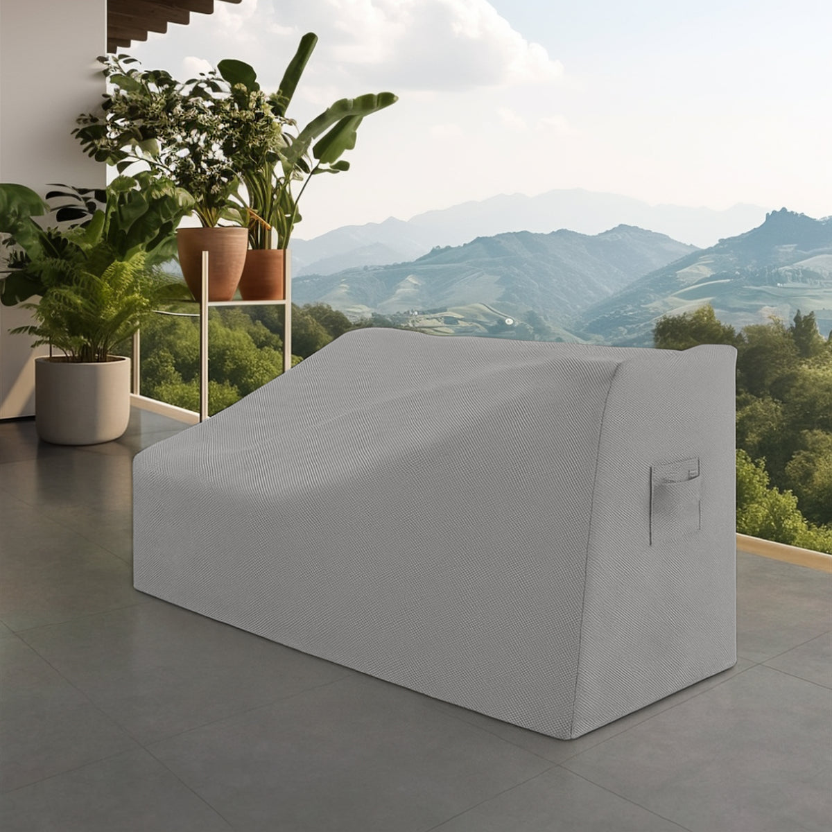 Custom Rectangular Outdoor Daybed Cover