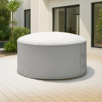 Custom Round Fire Pit with Chair Set Cover