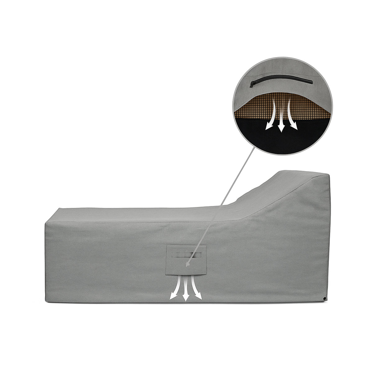 Custom Single Chaise Daybed Cover