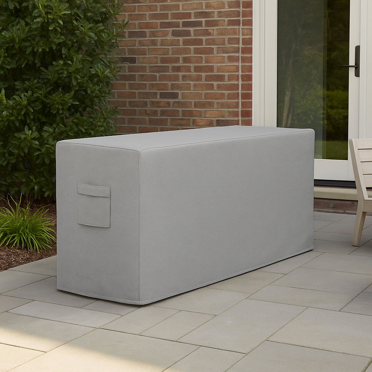 Custom Slatted Shoe Bench Cover