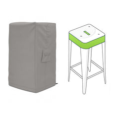 Custom Square Bar Stool Cover