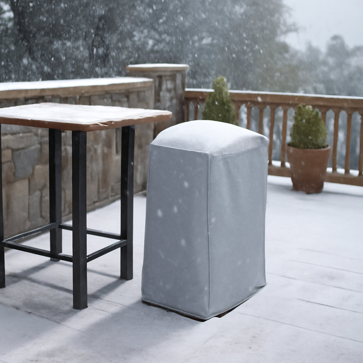 Custom Square Chiminea Covers