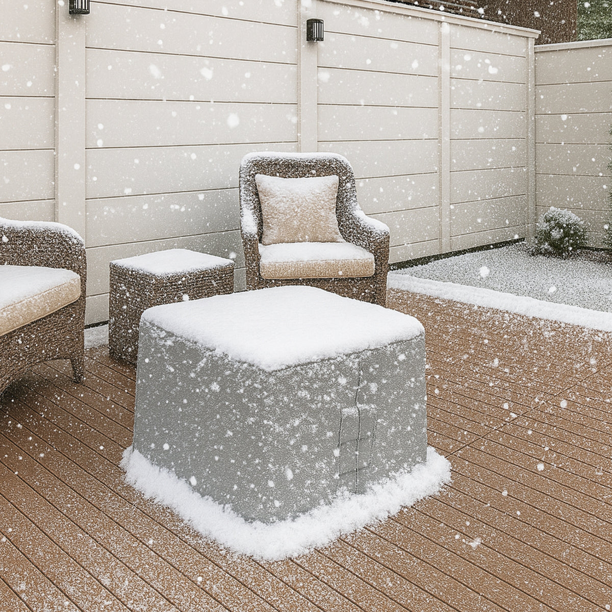 Custom Square Fire Pit Cover