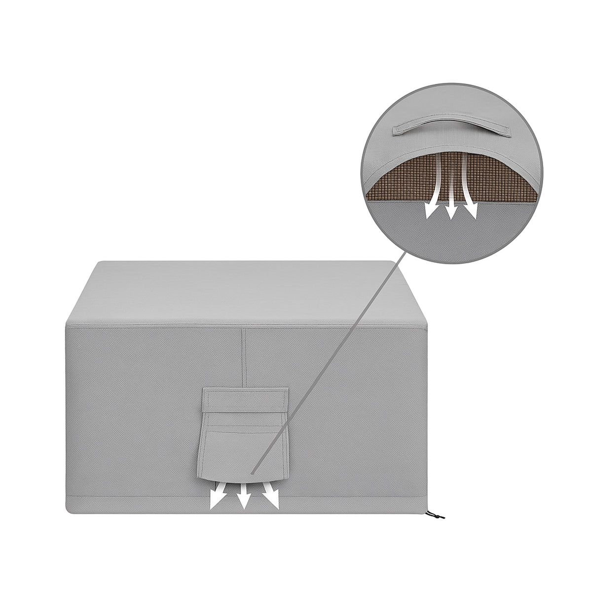 Custom Square Fire Pit Cover