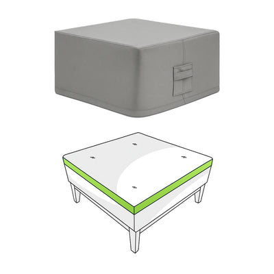 Custom Square Ottoman Cover