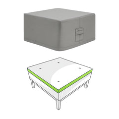 Custom Square Ottoman Cover