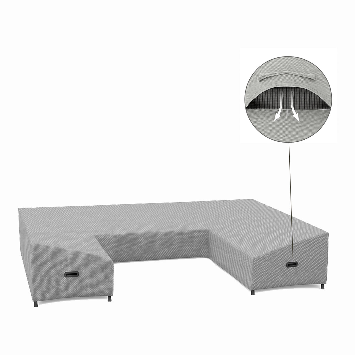 Custom U Shape Slanted Covers