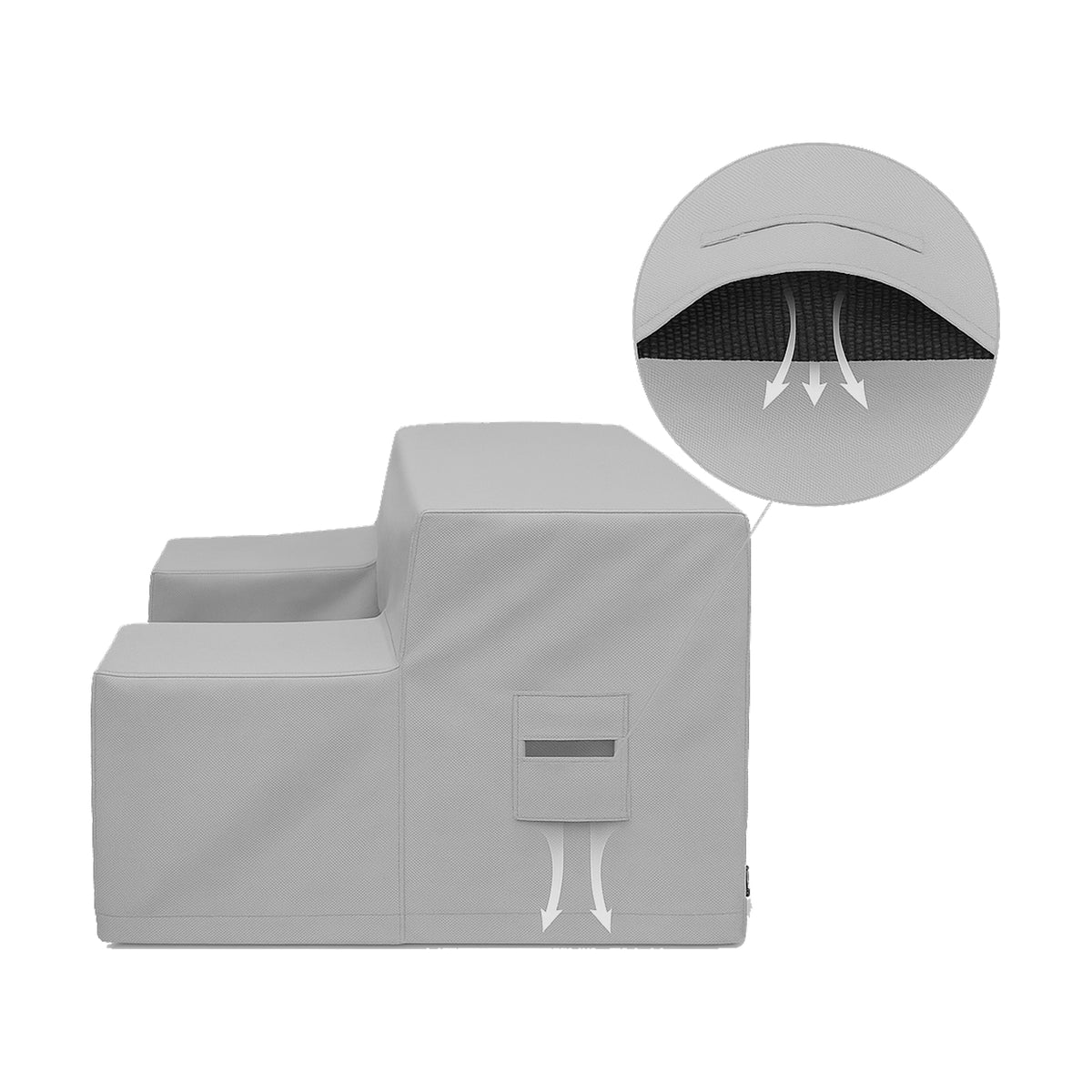 Custom U shaped Couch Covers - Style 2