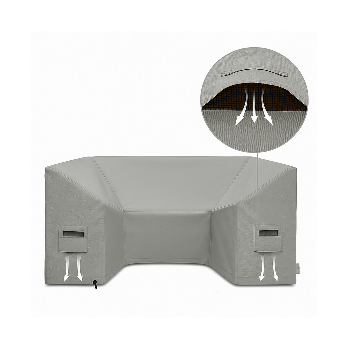 U shaped Couch Covers - Style 3