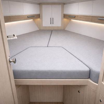 Custom V-Berth Boat Cushion - alternate view