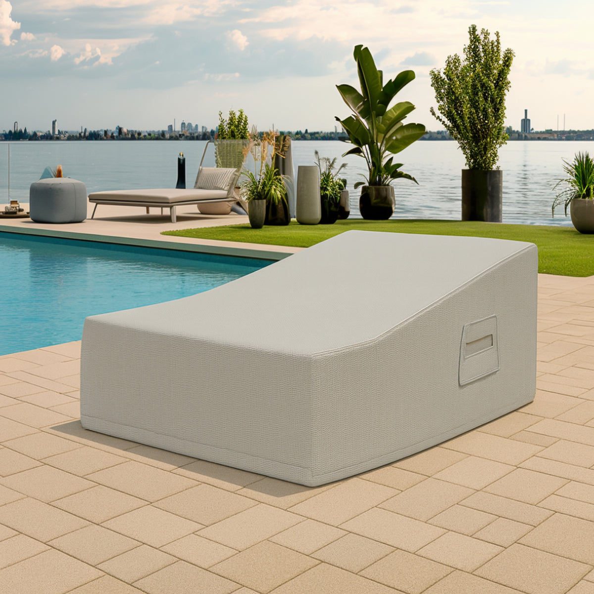 Custom Wooden Outdoor Daybed Cover