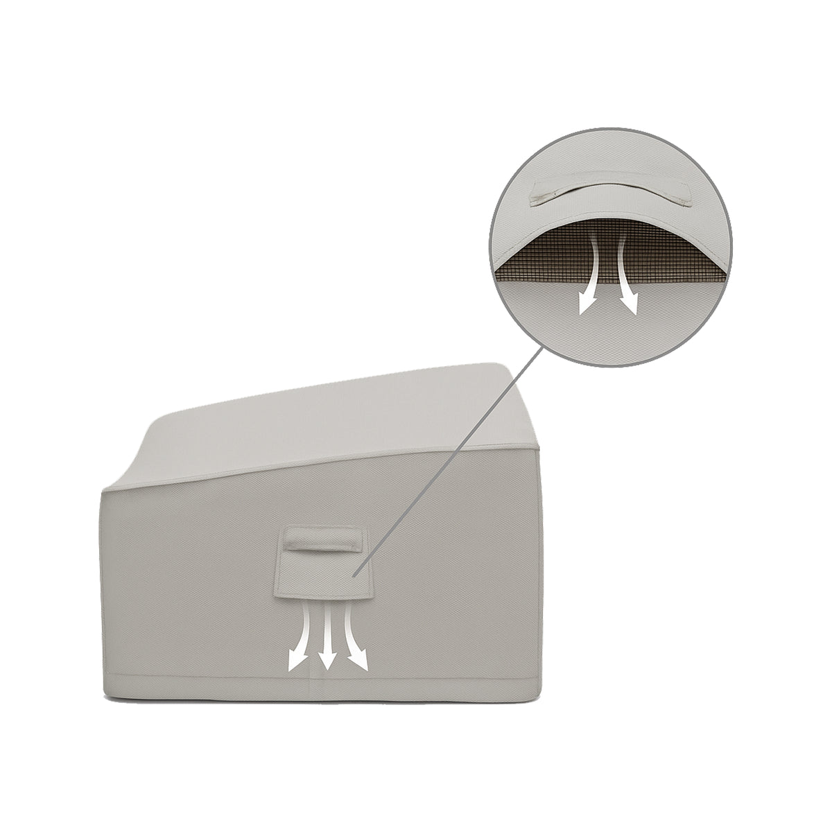 Custom Wooden Outdoor Daybed Cover