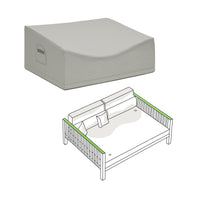 Custom Wooden Outdoor Daybed Cover