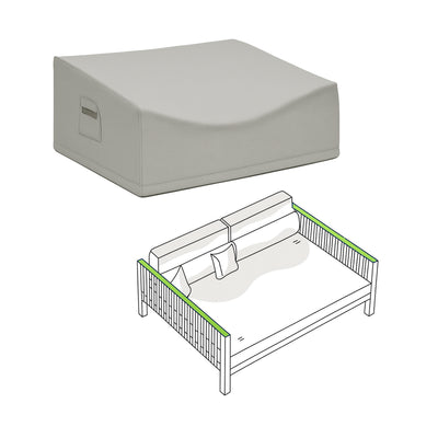 Custom Wooden Outdoor Daybed Cover