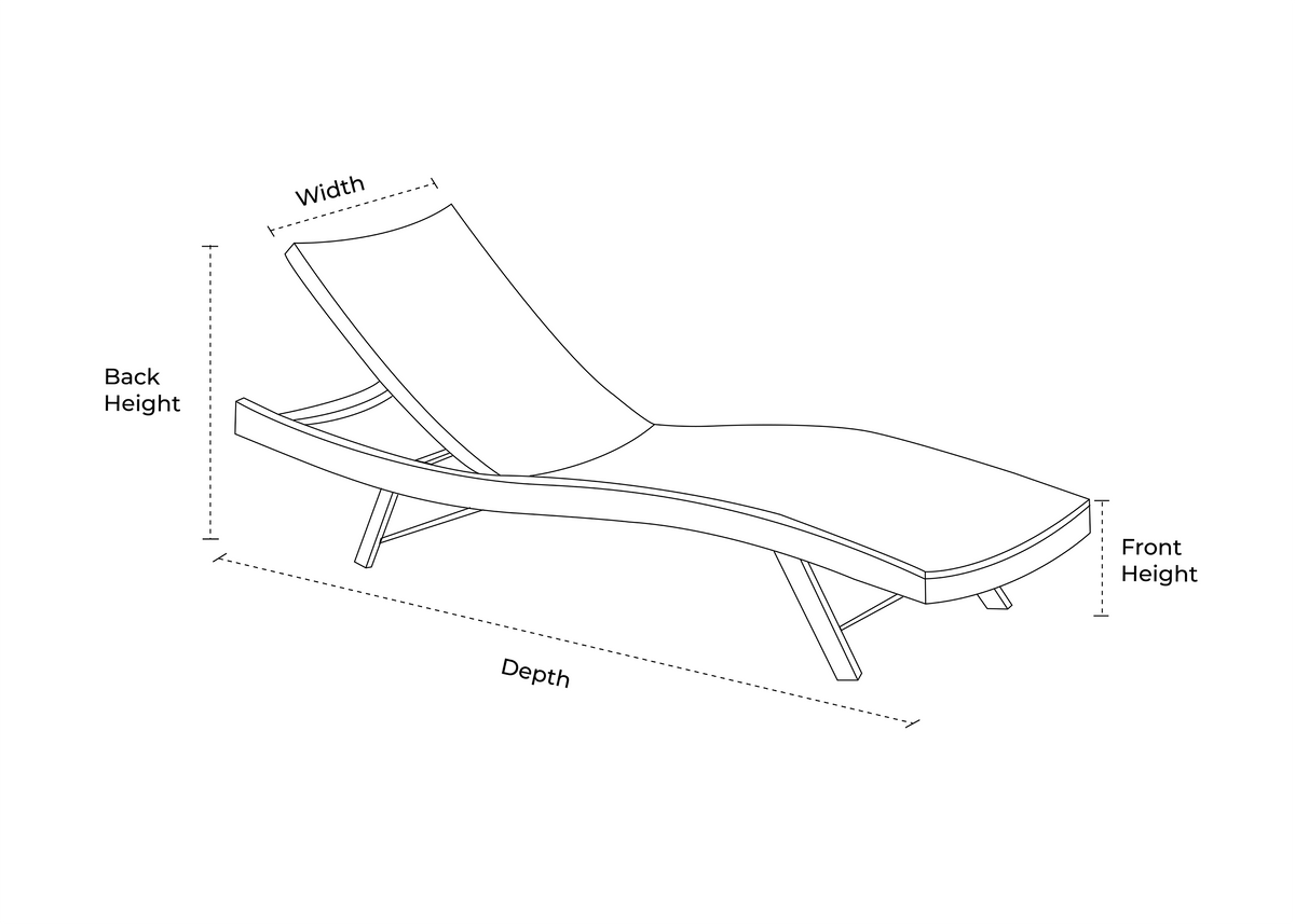 Custom Outdoor Chaise Lounge Covers