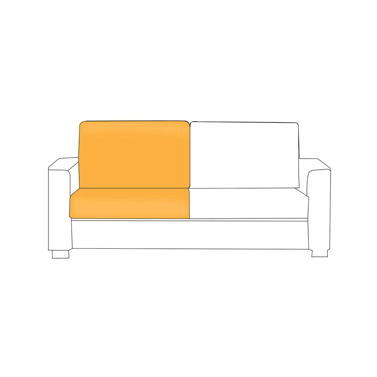 Custom Couch Cushions (Seat + Back Cushion Set) |  ZIPCushions