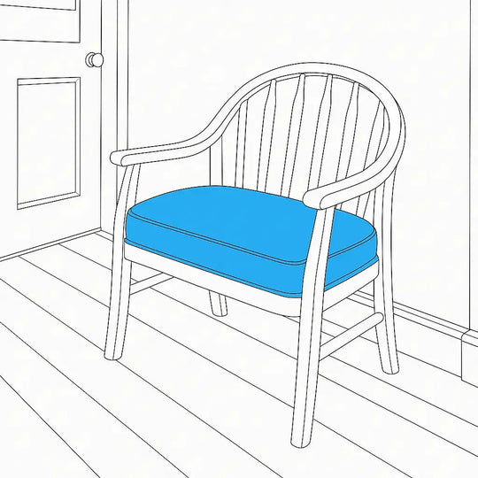 Custom Chair Curved Cushions