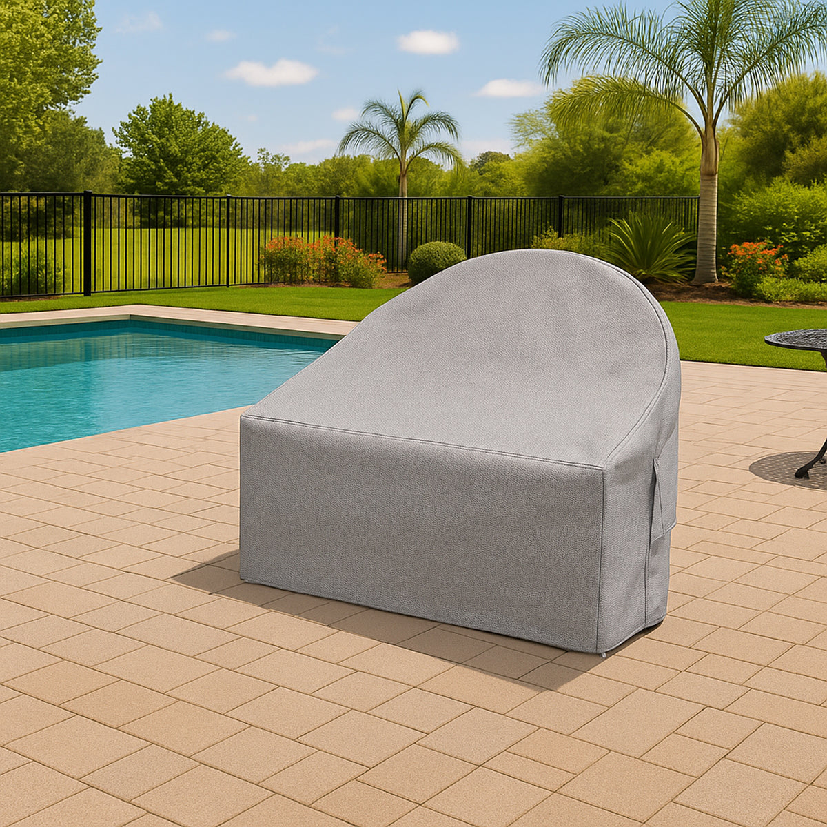Custom Curved Outdoor Daybed Sofa Cover