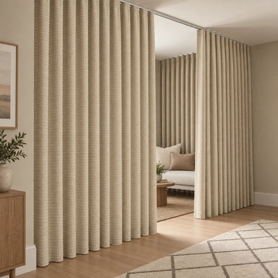 Custom Otter Tessellate Textured Curtain