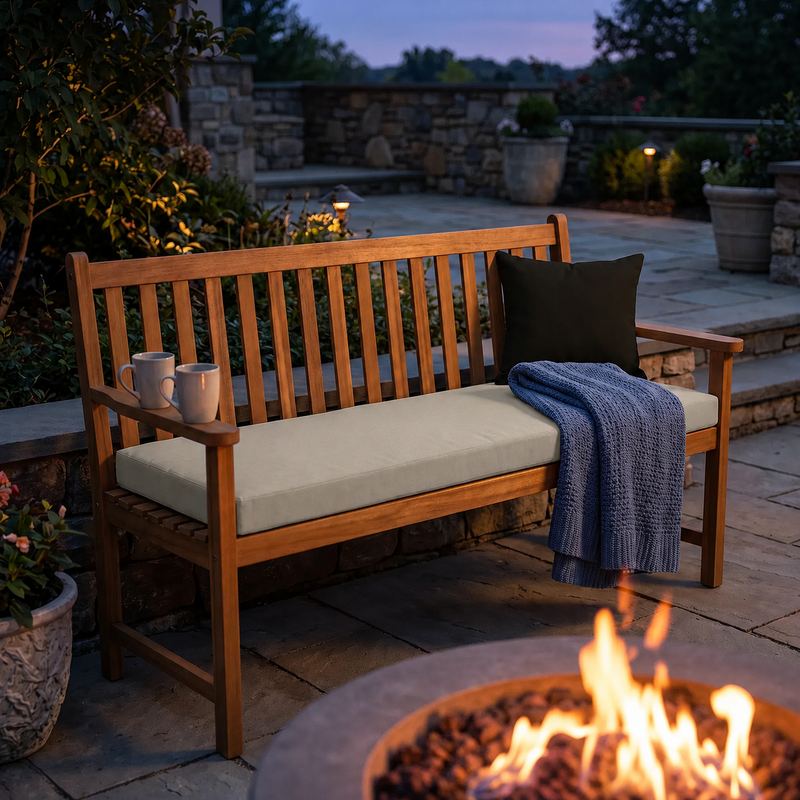 Custom Outdoor Bench Cushions