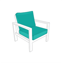 Custom Outdoor Chair Cushions (Seat and Back) |  ZIPCushions