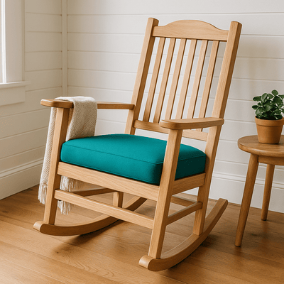 Custom Rocking Chair Cushions - alternate view