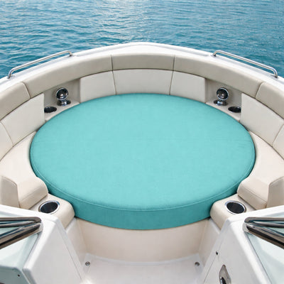 Custom Round Boat Cushion - alternate view