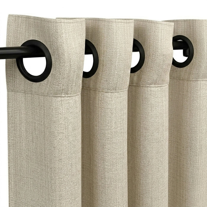 Custom Daisy Greenscape Sheer Curtain
