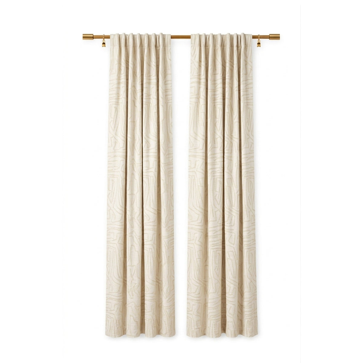Daisy Lineart Jacquard Curtain - view 2