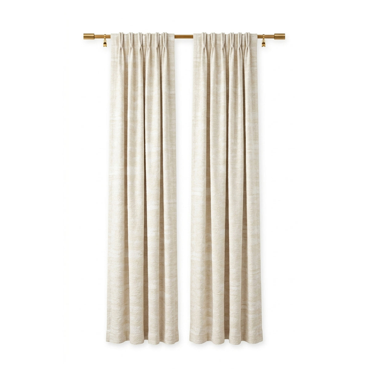 Daisy Sandstone Woven Curtain - view 2