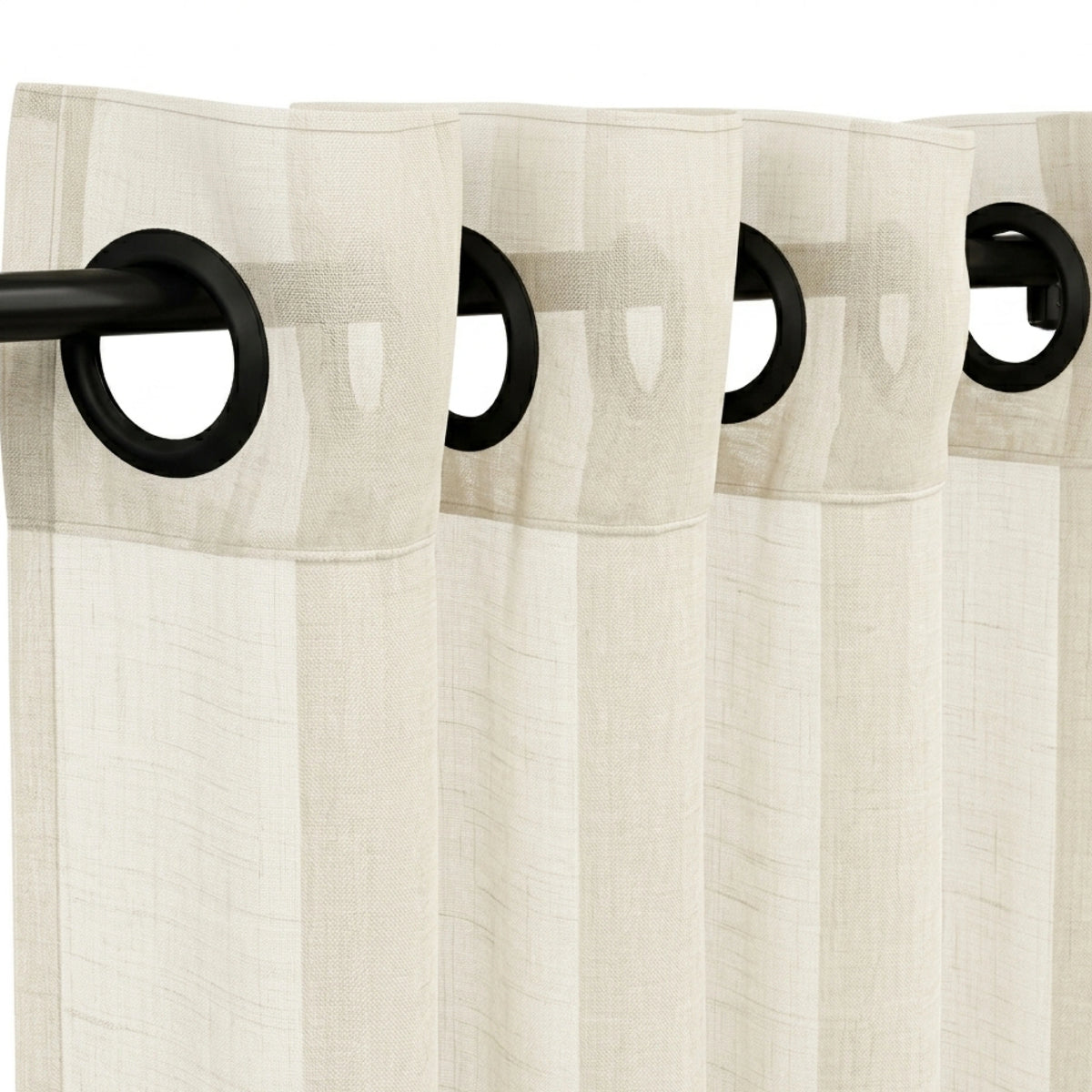 Custom Daisy Absolute Sheer Curtain - view 4
