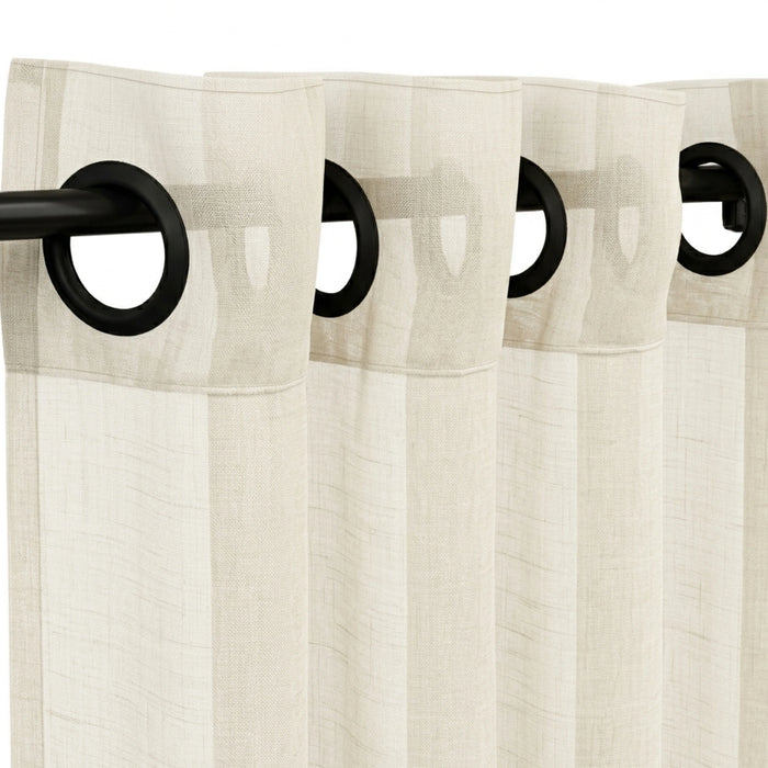 Custom Daisy Absolute Sheer Curtain