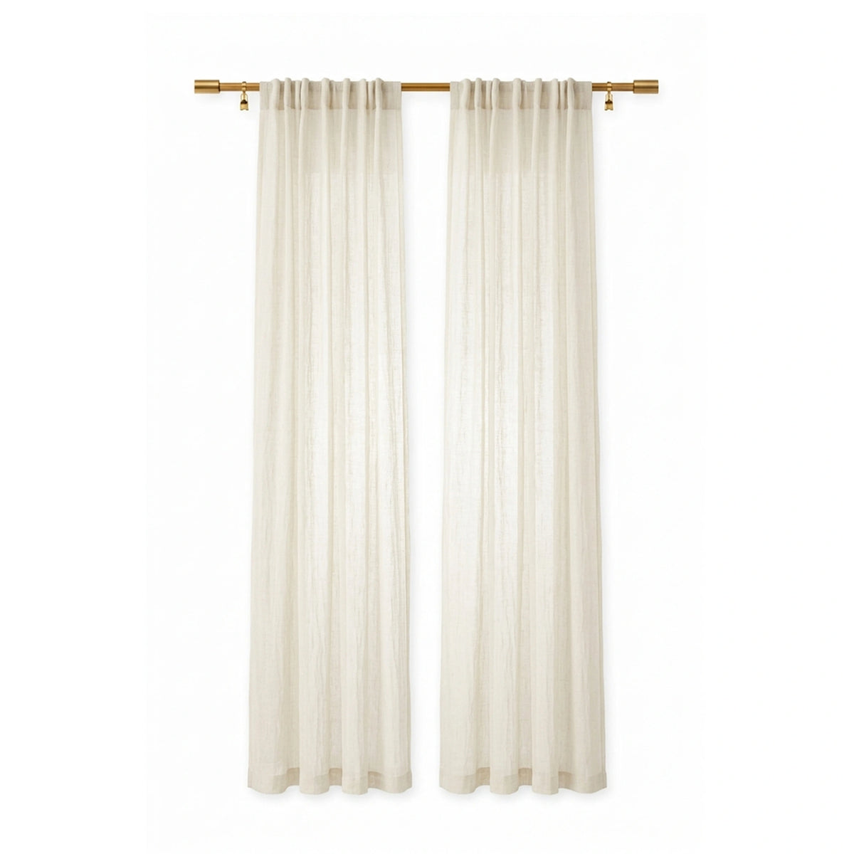 Custom Daisy Absolute Sheer Curtain - view 2