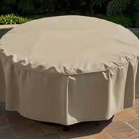Custom Outdoor Round Grill & Firepit Covers