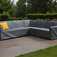 Custom Outdoor L-Shape Sectional Sofa Covers